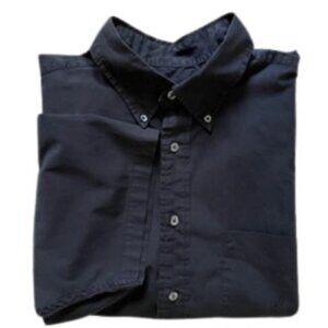 Nautica Classic Fit Black Short Sleeve Button Down